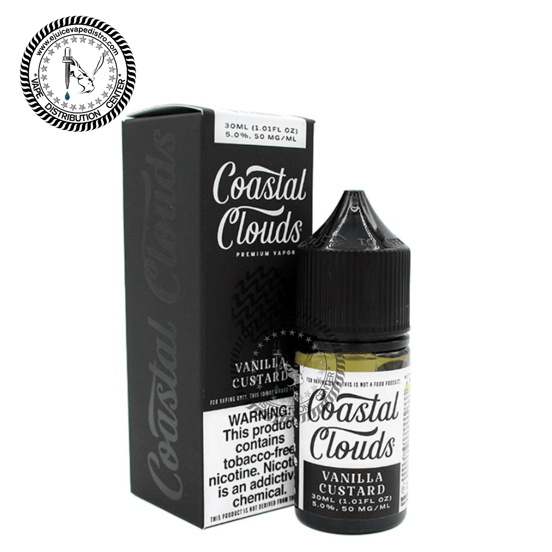 Vanilla Custard Salt Nic by Coastal Clouds Salt 30ML TFN E-Liquid