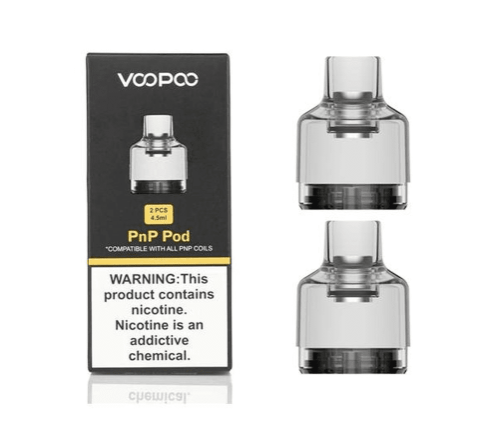 VOOPOO PnP Replacement Pods Empty - Pod 4.5ML (2Pcs) Pods