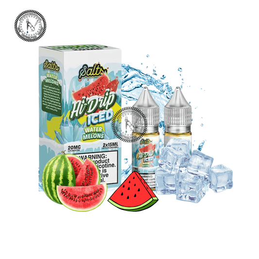 Water Melons Iced Salt by Hi-Drip Salts 2x15ML 30ML E-Liquid