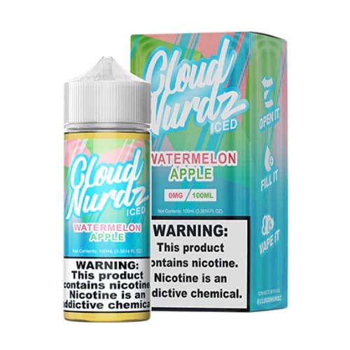 Watermelon Apple Iced by Cloud Nurdz 100ML E-Liquid