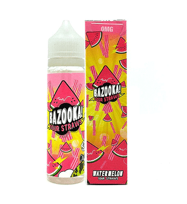 Watermelon Candy By Bazooka Sour Straws 60ML E-Liquid