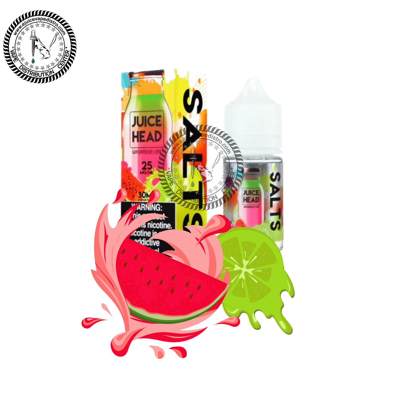 Watermelon Lime by Juice Head Salts 30ML E-Liquid