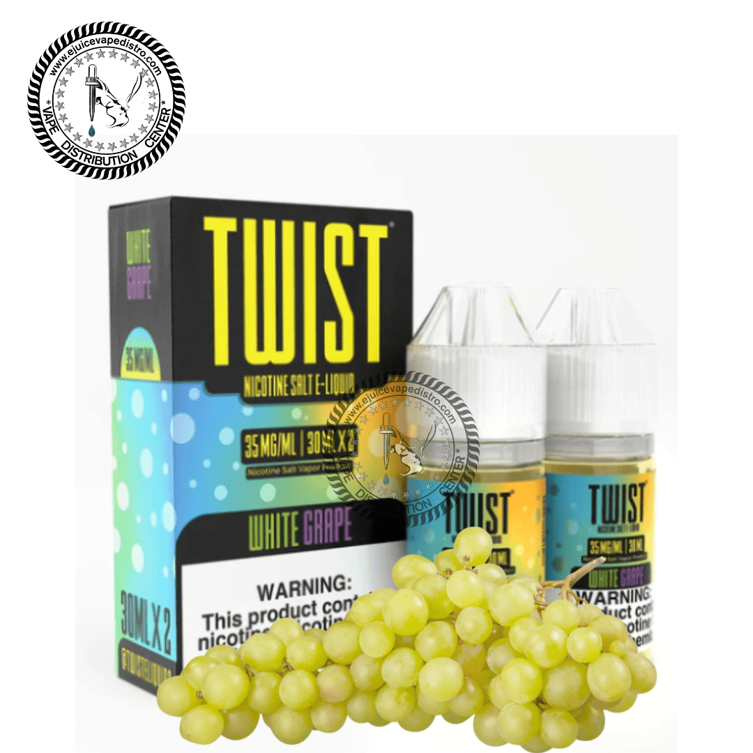 White Grape Vape Juice by TWIST Salt 60ML EJV Distro White Grape Vape Juice by TWIST Salt 60ML EJV Distro