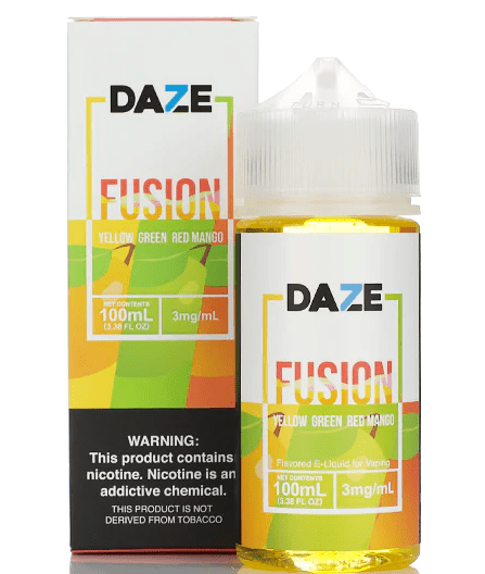 Yellow Green Red Mango by 7 Daze Fusion 100ML E-Liquid