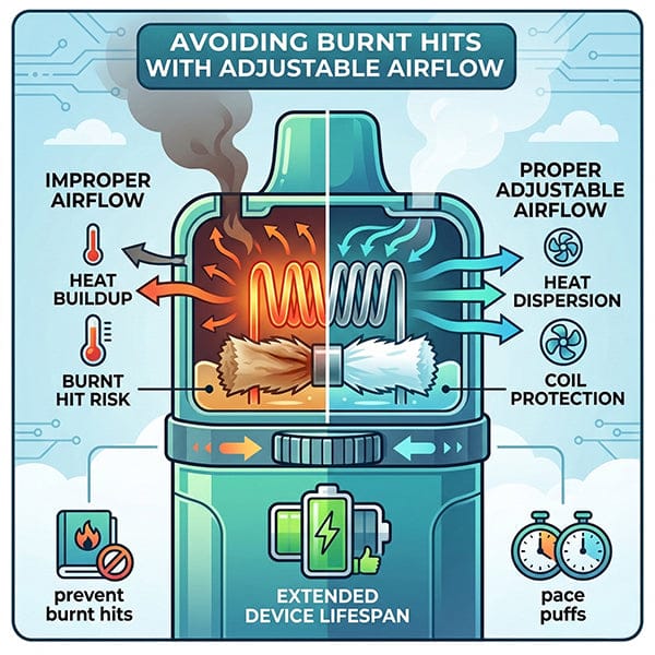 Avoiding Burnt Hits with Proper Airflow