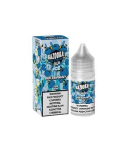 Blue Raspberry Ice Sour Candy Salt By Bazooka Sour Straws Salt 30ML