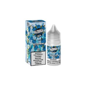 Blue Raspberry Ice Sour Candy Salt By Bazooka Sour Straws Salt 30ML