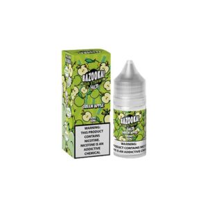 Green Apple Sour Candy Salt By Bazooka Sour Straws Salt 30ML