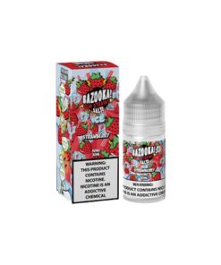 Strawberry Ice Sour Candy Salt By Bazooka Sour Straws Salt 30ML