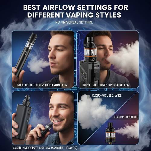 Best Airflow Settings for Different Vaping Styles