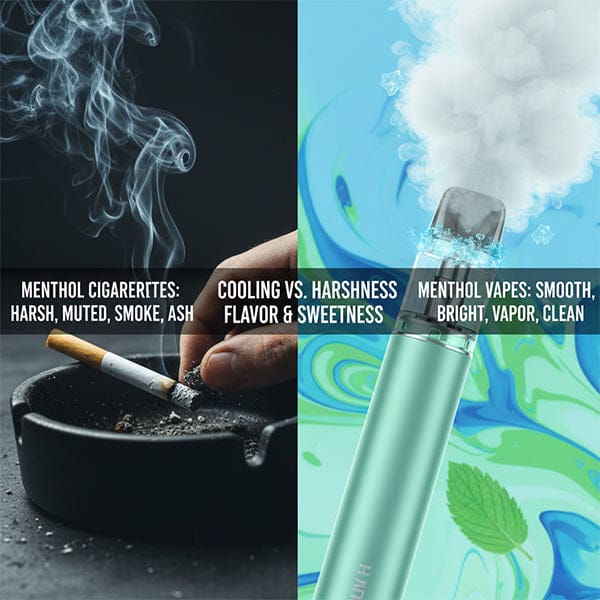How Menthol Cigarettes and Menthol Vapes Differ