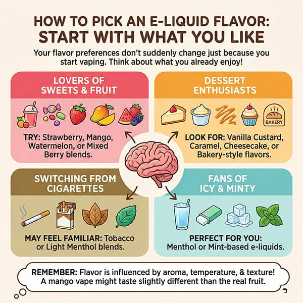 How To Pick E-Liquid Flavors