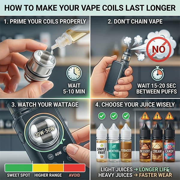 How to Make Your Coils Last Longer Infographic