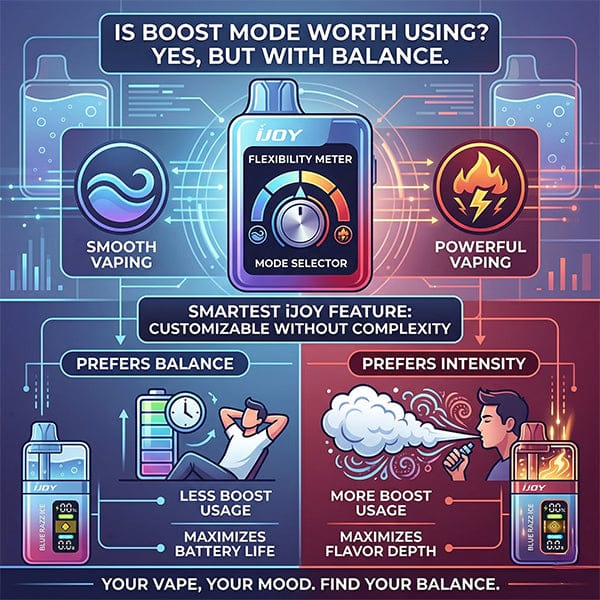 Is Boost Mode Worth Using on iJoy XP 50K