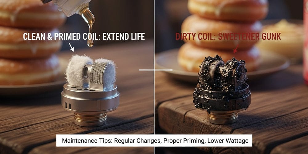 Managing Coil Life with Sweet Dessert E-Liquids