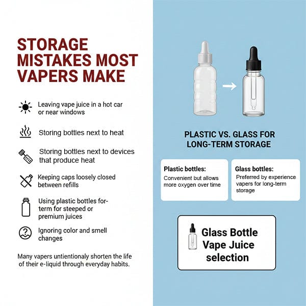 Storage Mistakes Most Vapers Make Infographic