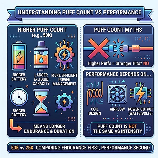 Understanding Puff Count vs Performance