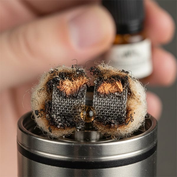 Vape Wicking Efficiency Loss