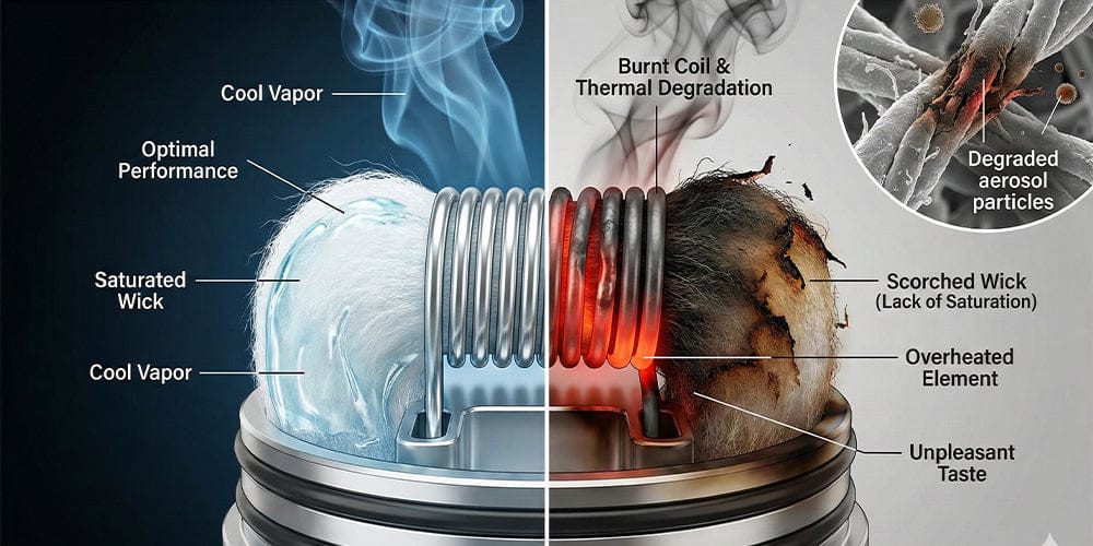 What Is a Burnt Disposable Vape Coil