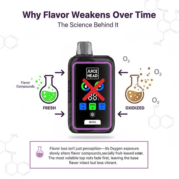 Why Flavor Weakens Over Time Juice Head 30K