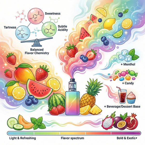 Why Fruit Vape Juice Is So Popular