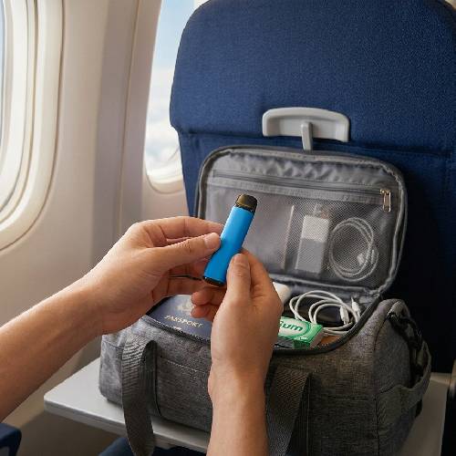 disposable vapes on a flight