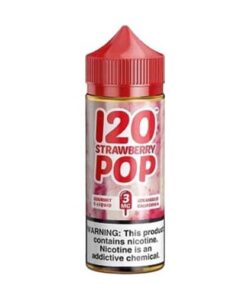 120 STRAWBERRY POP BY MAD HATTER JUICE 120ML