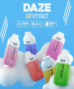 7 Daze Ohmlet Disposable 7000 Puffs (10 PACK) 5% Nicotine