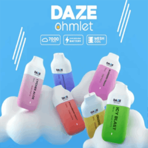 7 Daze Ohmlet Disposable 7000 Puffs (10 PACK) 5% Nicotine