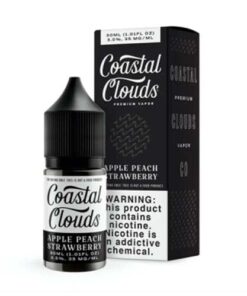 Apple Peach Strawberry Salt Nic by Coastal Clouds 30ML