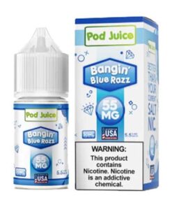 Bangin' Blue Razz By Pod Juice Salt 30ML