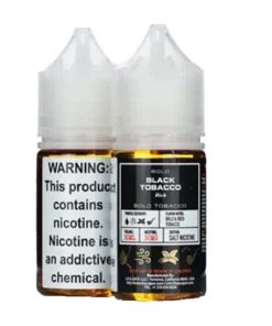 Black Tobacco by Glas Basix Nic Salts 30ML