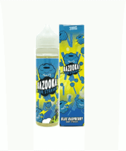 Blue Raspberry Candy By Bazooka Sour Straws 60ML