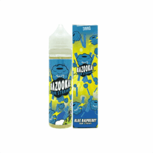 Blue Raspberry Candy By Bazooka Sour Straws 60ML