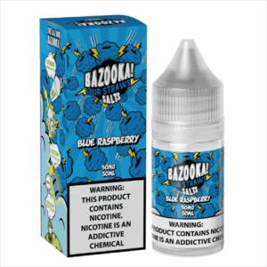 Blue Raspberry Candy Salt By Bazooka Sour Straws Salt 30ML