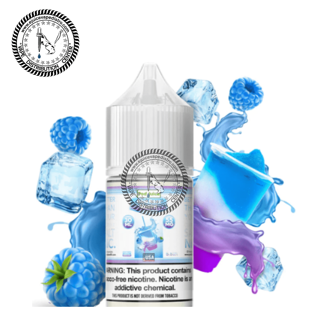 Blue Razz Slushy Freeze by Pod Juice Salt 30ML