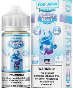 Blue Razz Slushy Freeze by Pod Juice 100ML