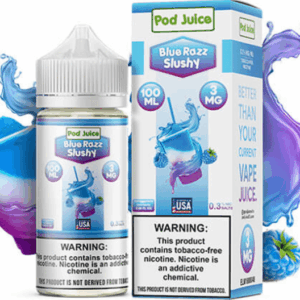 Blue Razz Slushy by Pod Juice 100ML