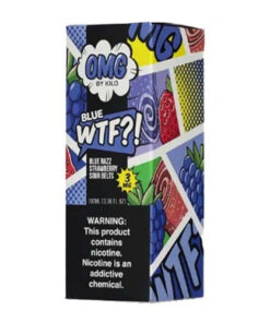 Blue Razz Strawberry Sour Belts By OMG – WTF Eliquid 100ML