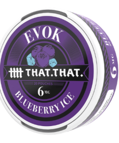 Blueberry Ice By THATTHAT Evok Nicotine Pouches (20 pouches)