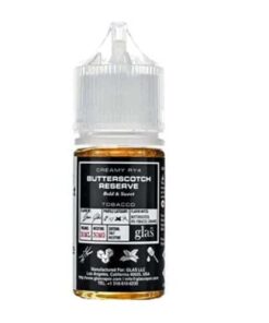 Butterscotch Reserve Salt by Glas Basix Nic Salts 30ML