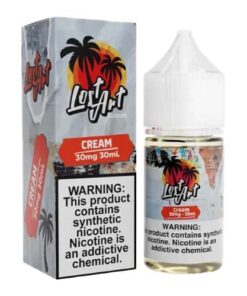 Cream By Lost Art Synthetic Nic Salt 30ml