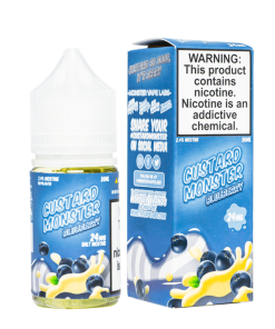 Custard Monster Salt Blueberry Custard Salt by Jam Monster Salt 30ML
