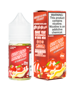 Custard Monster Salt Strawberry Custard Salt by Jam Monster Salt 30ML