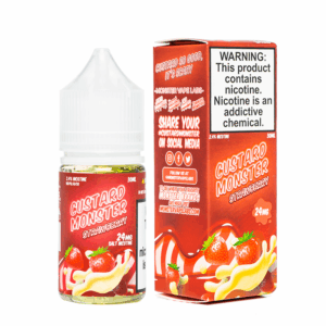 Custard Monster Salt Strawberry Custard Salt by Jam Monster Salt 30ML