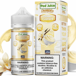 Golden Custard By Pod Juice 100ML