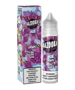 Grape Ice By Bazooka Sour Straws 60ML