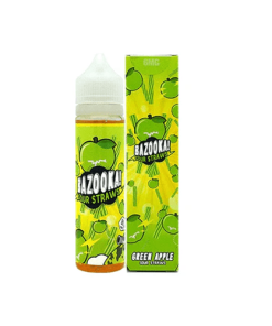 Green Apple Candy By Bazooka Sour Straws 60ML