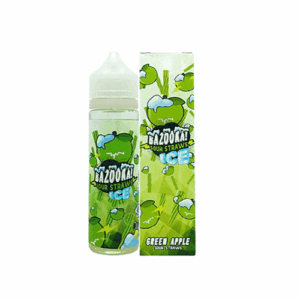 Green Apple Ice Candy By Bazooka Sour Straws 60ML