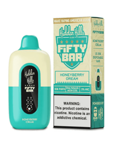 Hidden Hills x Fifty Bar 20K Disposable (5% Nicotine , Dual Parallel Mesh Coil) - Image 6